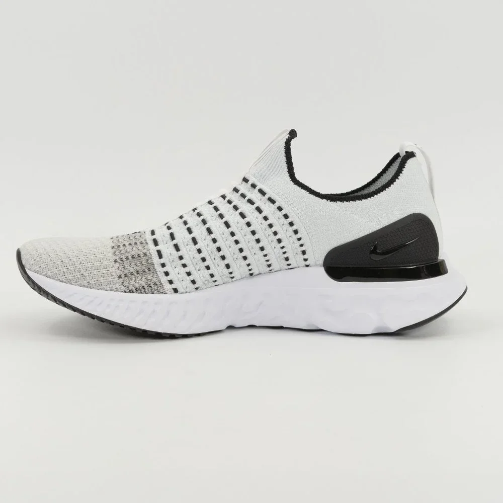 Nike Men's React Phantom Run Flyknit 2 'Oreo' CJ0277-100 size 9 - 13 - Picture 3 of 8